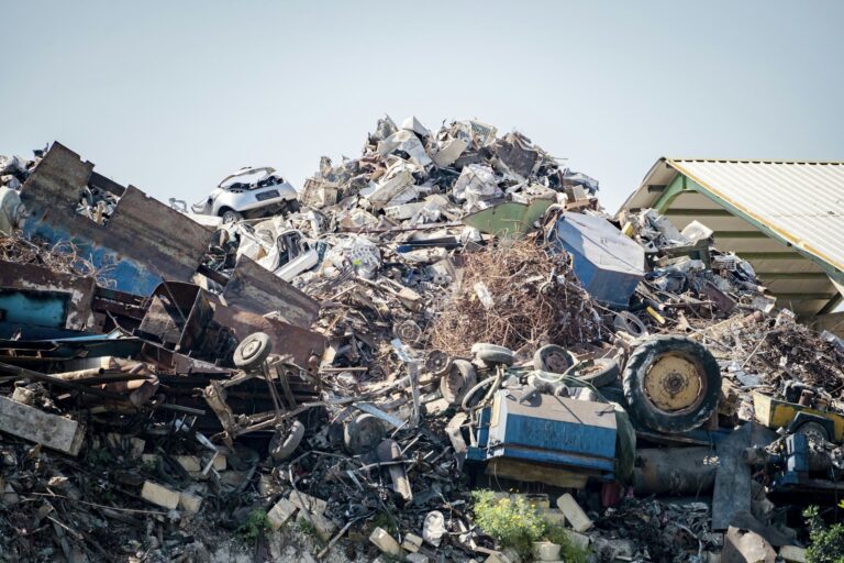 Scrap metal yard